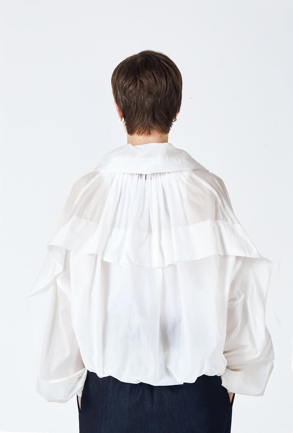 Japanese inspired oversize outer layer top